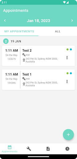 Android application Sendatradie screenshort