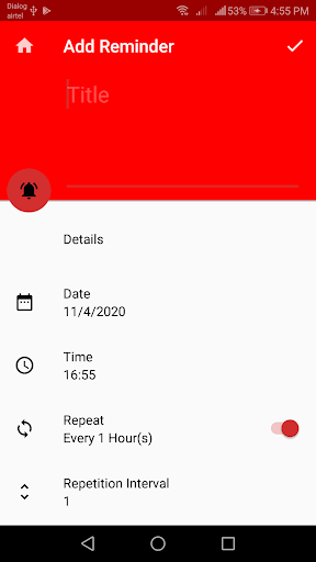 Android application USA Calendar screenshort