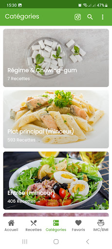 Régime Chewing-gum & Recettes Screen 2
