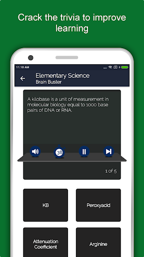 Screenshot of Basic Science Dictionary