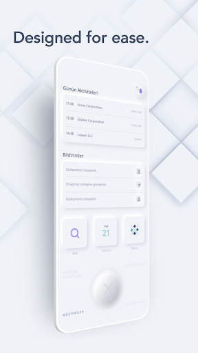 Android application XOOI CRM screenshort