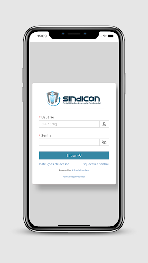 Android application Sindicon Condomínios screenshort