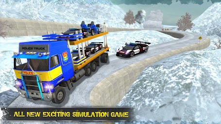 OffRoad Police Transporter Truck Games