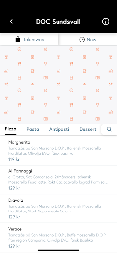 Restaurang DOC Screen 2