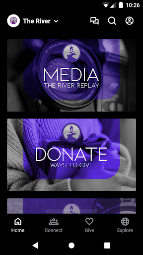Android application NWG The River screenshort