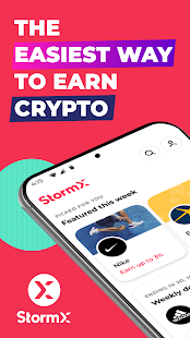 StormX: Shop and Earn Crypto Screenshot