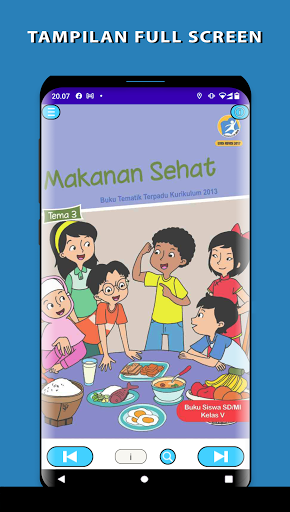 Android application Kelas 5 Tema 3 Makanan Sehat screenshort
