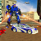 Police Robot Transformer War icon