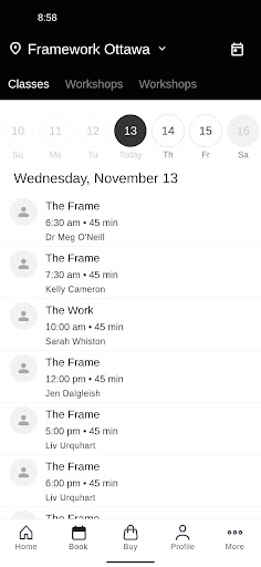 Framework Ottawa screenshot 2
