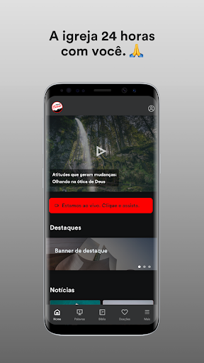 Android application Igreja Metodista Barra screenshort