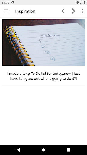 Android application My Pocket Inspiration screenshort