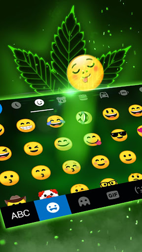 Neon Green Weed Theme Screen 3