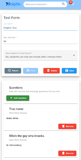 Ddolphin Education Screen 3