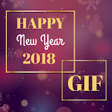 New Year GIF 2018 icon