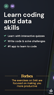 Enki  Learn data science, coding, tech skills Apk Download 3