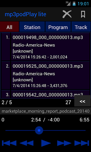 mp3podPlay lite Podcast Player Screen 3