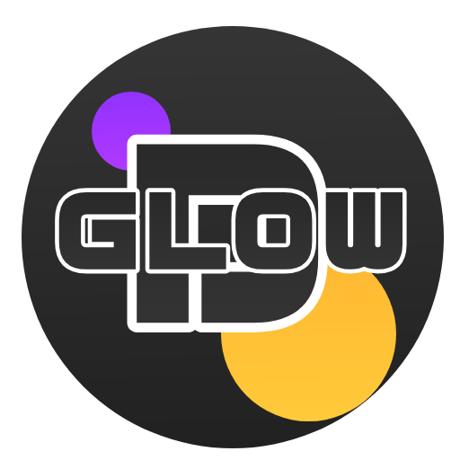 Dark Glow TR6X UI for Klwp logo