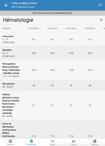 Terr-eSanté PRO App Screen 2