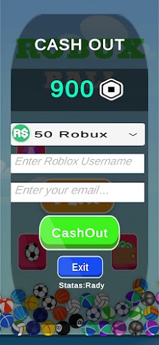 Robux Ball real robux gameのおすすめ画像1