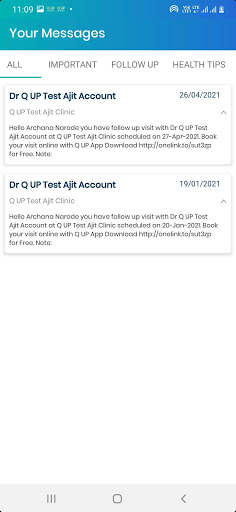 Om Sai Clinic Screen 2