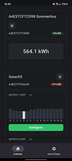 Android application 4Power screenshort