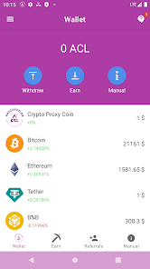 Captura 1 AnyCryptLab android