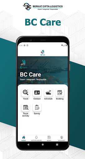 Android application BC Care screenshort