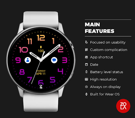 Sunset Analog Watch Face Screenshot