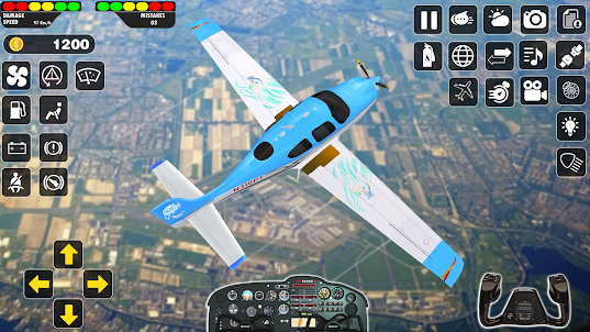 Flight sim pilot game