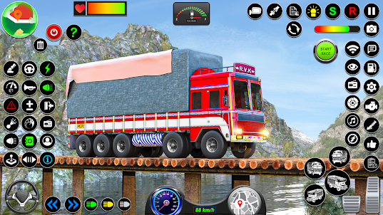 인도 트럭 운전화물 시뮬레이션