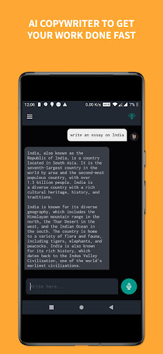 Android application ChatDog : AI Chat Bot GPT screenshort