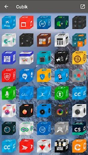 Cubik - ภาพหน้าจอของ Icon Pack