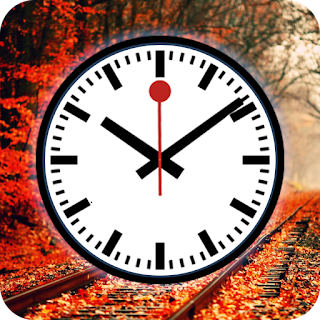Autumn Clock HD Live Wallpaper