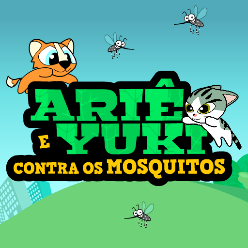 Ariê e Yuki contra os Mosquit logo