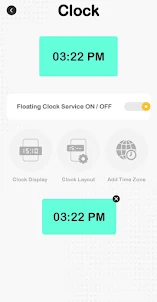 Floating Clock And Timer