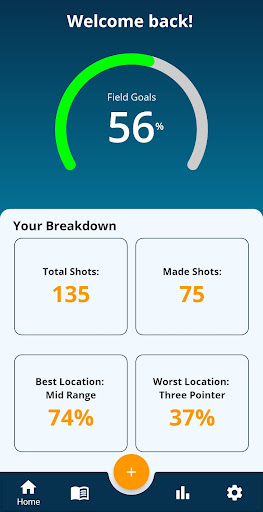 Android application Shot Logger screenshort