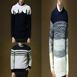 Design Men's Knitted Sweater 2018 icon