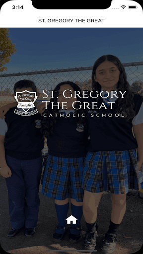 Android application St. Gregory the Great School screenshort