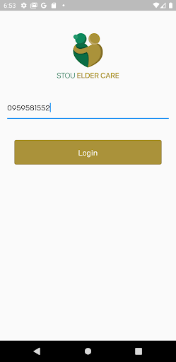 Android application HT GeriCare@STOU screenshort