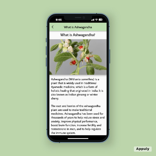 Ashwagandha Screen 2