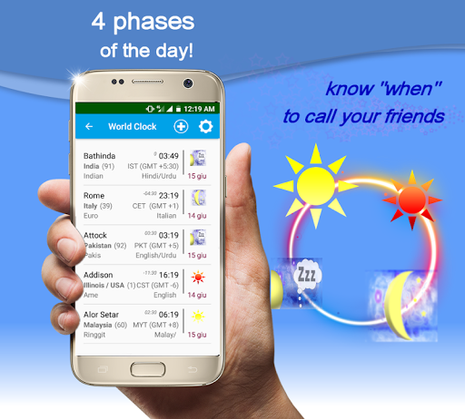 World Clock Advanced Screen 2