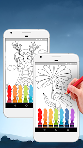 Fairy colouring book 2.1 APK + Mod (Unlimited money) untuk android