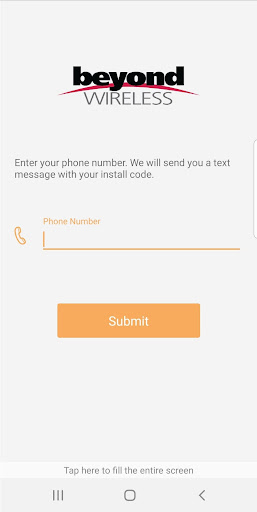 Android application Beyond Wireless Connect screenshort