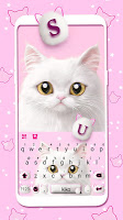 screenshot of Cute White Cat Themes