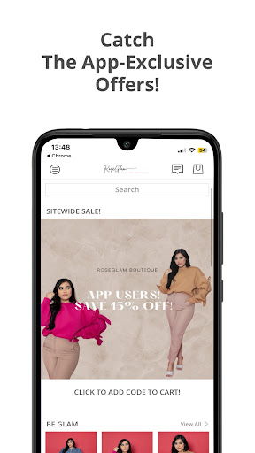 Roseglam Boutique Screenshot 1 - AppWisp.com