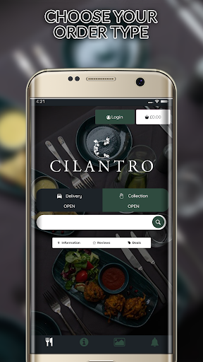 Android application Cilantro screenshort