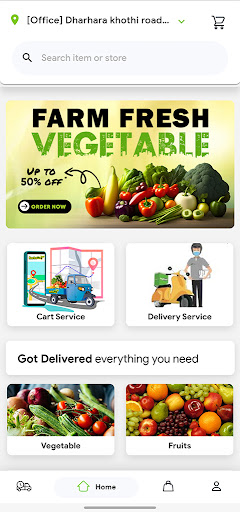 Android application InstaVeg screenshort
