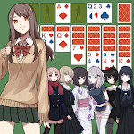 Cover Image of ダウンロード Solitaire Girls Card Game  APK