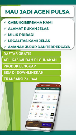 Android application Piscar Pulsa screenshort