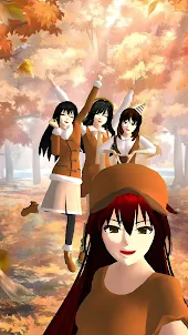 Sakura School Girl Wallpaper